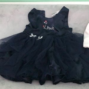 Baby girls blue dress